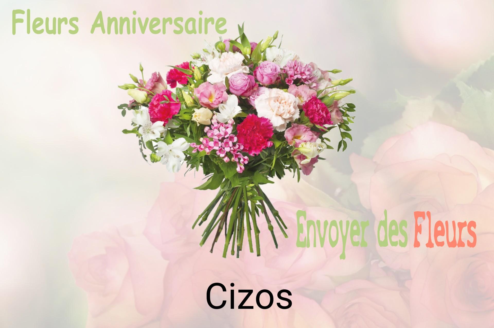 Bouquet de fleurs d’anniversaire livré à Cizos
